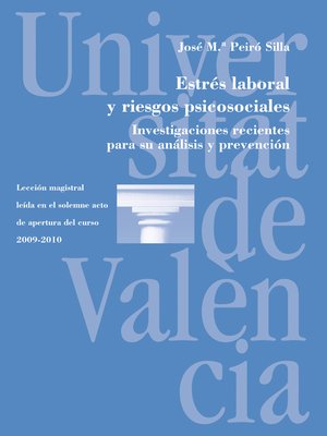 cover image of Estrés laboral y riesgos psicosociales
